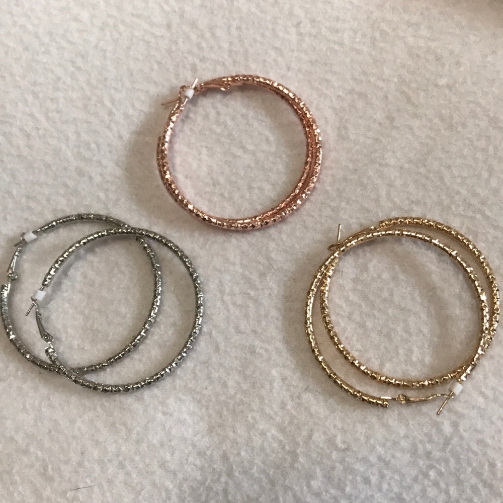 Hoop earrings